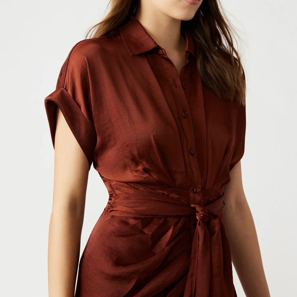 TORI DRESS BROWN